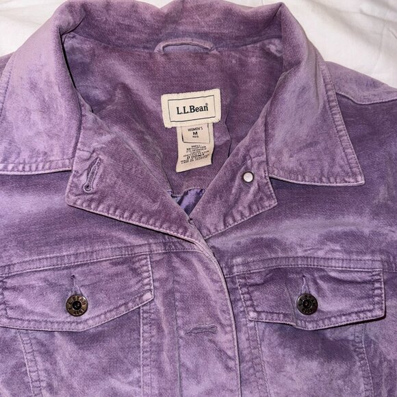 LL Bean Purple Jacket - Picture 3 of 3